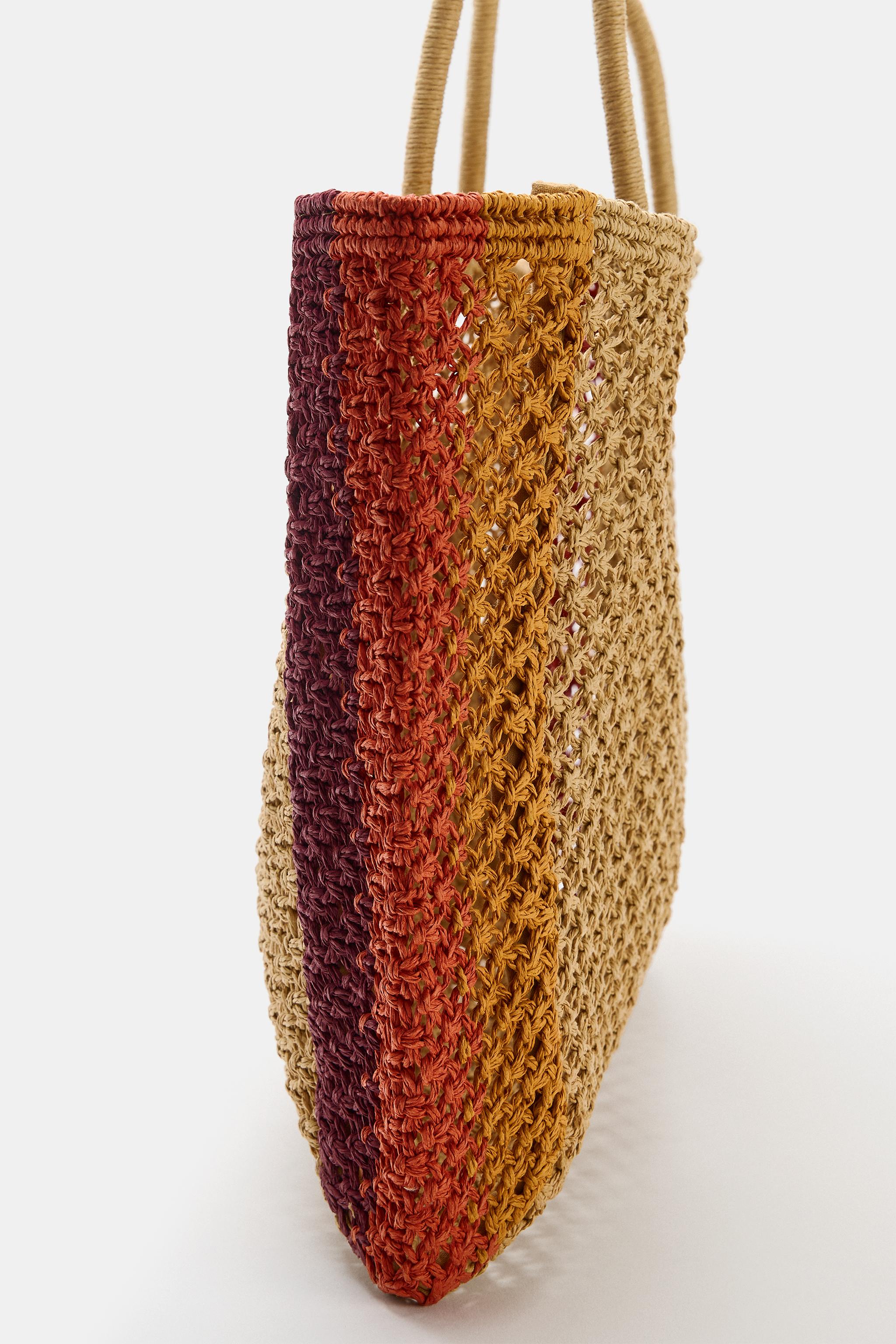 COMBINED WOVEN EFFECT SHOPPER